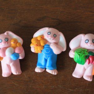 Trio of Vintage Easter Bunny Pins set of 3